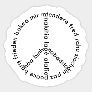 Peace Sticker